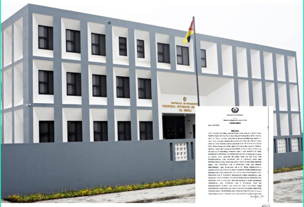 Tribunal de Sofala absolve empresário chinês Jiyе Zhou de todas as acusações e revoga mandado de captura internacional